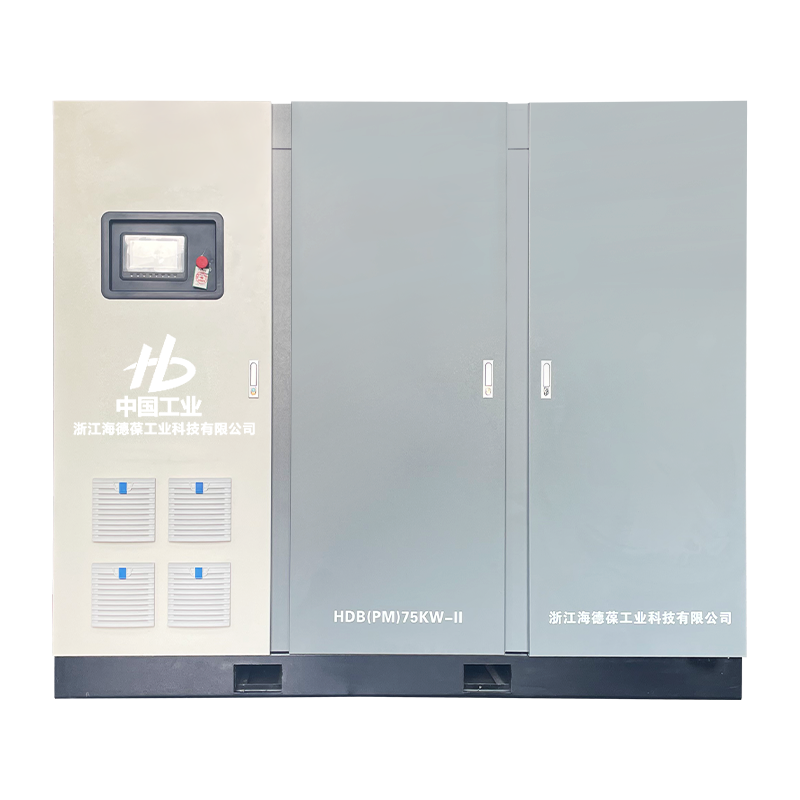 Dvostupanjski kompresor s dva vijka za mikro ulje od 100 KS